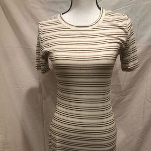 Fate Kristen Striped Mini Dress